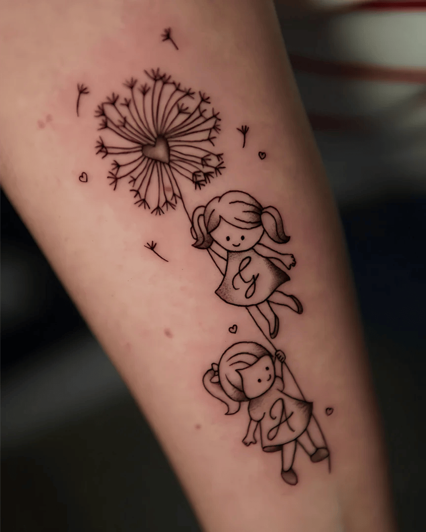 Delikatne tatuaże na skórze