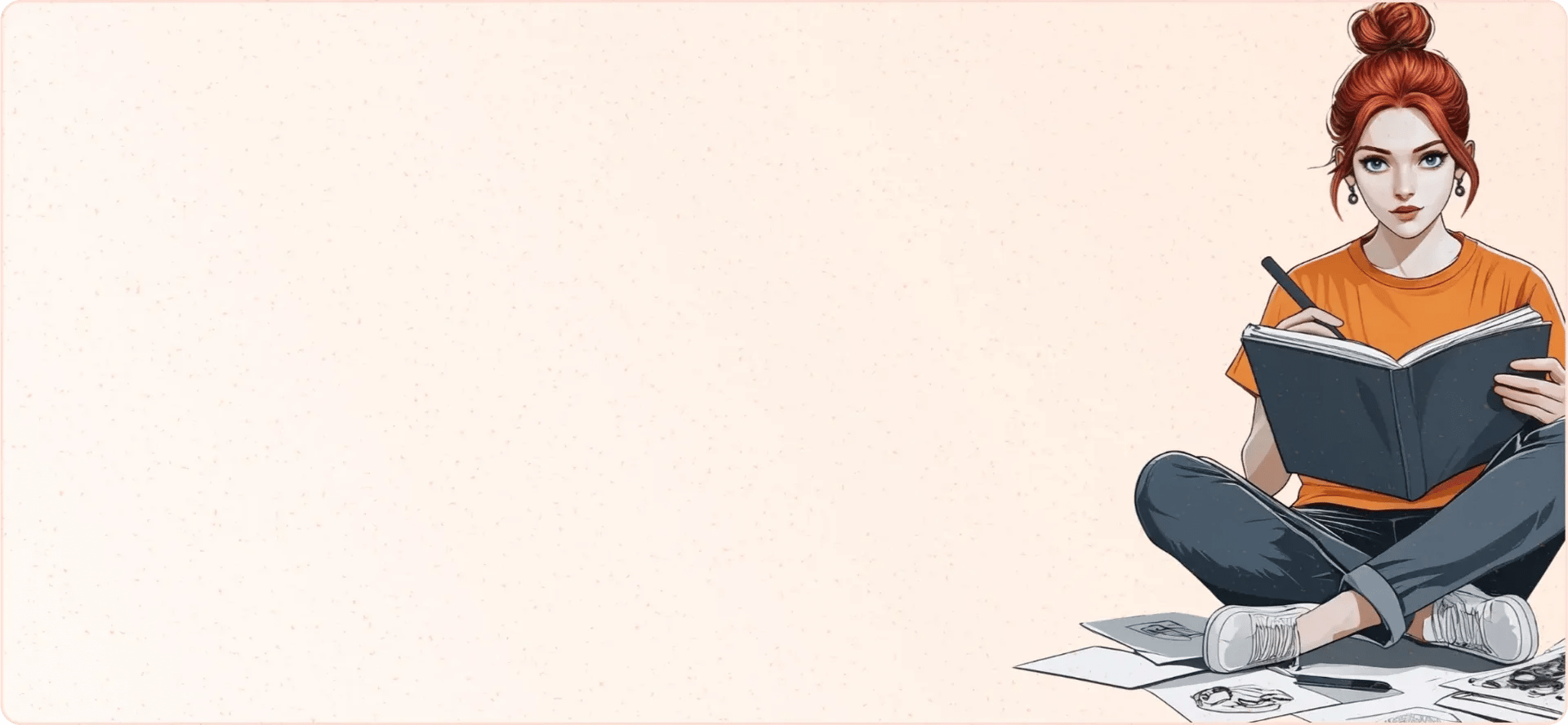 Szkicowanie autorskiego projektu - tatuażystka tworzy indywidualny design dostosowany do potrzeb i anatomii klienta